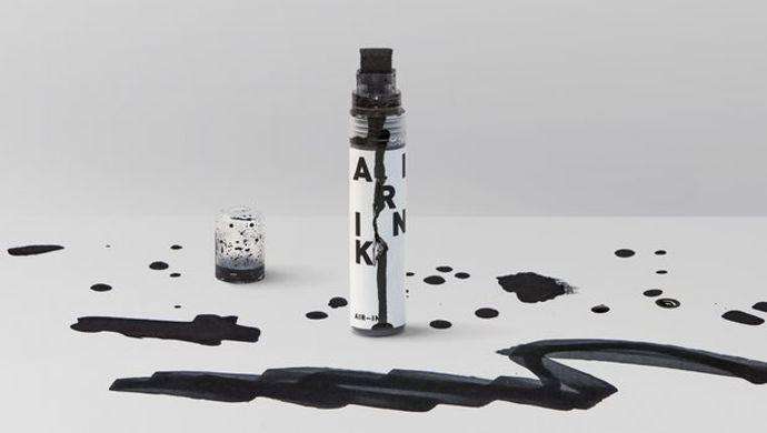 艺术环保一举两得:这位理工男把废气变成了墨水颜料