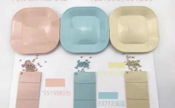 鸿彩颜料色母粒新开发一套耐高温色母粒颜色，可做圆凳子，储物箱垃圾篓模具颜色